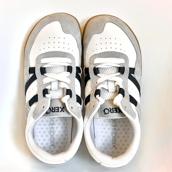 Women's Xero® Kelso Court Athletic Shoes In White/Green Size 7 - Picture 3 of 10